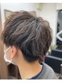 オレンチメンズヘアー(ORENCHI MEN'S HAIR)&nbsp;メンズカット緩めのツイストパーマ＋ショートマッシュ