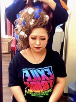 ヘアセットアップス(UP's)&nbsp;☆これからライブっ！サイド盛り盛りちらしアップスタイルっ！！