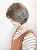 ミルクベージュボブ