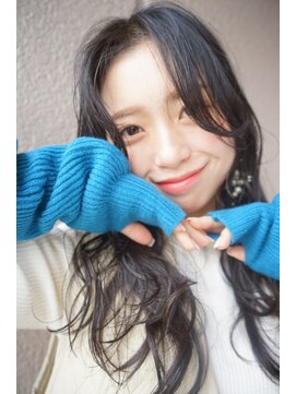 TJ天気予報 1コ 可児店 センターパート&韓国風レイヤーロング