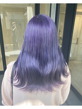 アソビセカンド 原宿(ASOBI 2nd) セミロング/アメジストラベンダー