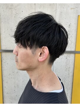 ニアウ 太田店(Niau) メンズカットツイストスパイラルパーマ波巻きパーマメンズカラー