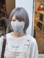 ディア(.eer)&nbsp;【.eer南船場/心斎橋】ショートウルフ×うさぎグレーアッシュ