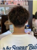 波巻きツイストスパイラルパーマメンズマッシュ 7