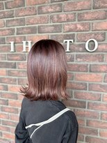 イーハトーヴ(IHATOV) ミディアム ピンクブラウン/ベージュピンク