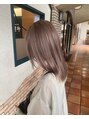 ラフィス ヘアー エルア 武庫之荘店(La fith hair elua) ブリーチ2回でつくるミルクティーグレージュ