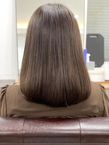 ランプ(Lamp) くびレイヤーグレーベージュニュアンスカラー白髪染め白髪ぼかし