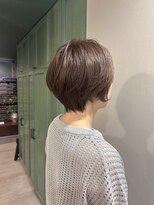 ヘアサロン ナノ(hair salon nano)&nbsp;ナチュラル白髪ぼかしカラー×ピンクグレージュ