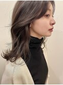 くびれミディレイヤー大人可愛い30代40代ママヘア小顔前髪