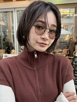 アミー 駒澤(Ammy komazawa)&nbsp;#切りっぱなしボブ #前下りボブ #透明感カラー #白髪染め