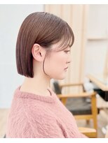 ネオリーブ クーロ(Neolive curro)&nbsp;小顔タッセルボブ×似合わせカット[ボブ/縮毛矯正/横浜韓国]