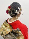 成人式ヘア/和装ヘア/成人式ヘアアレンジ/ヘアアレンジ