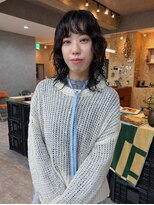 ジュール(JOULE'S)&nbsp;黒髪ウルフパーマ/ロングパーマ/レイヤーパーマ