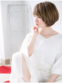 センター北/髪質改善/細めハイライト×マッシュボブショートk