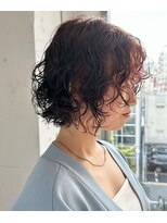 アルテヘアー(arte HAIR) 【arte HAIR】ボブパーマ/ピンクカラー/顔まわりレイヤー