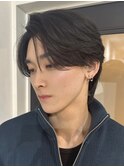 桑名メンズパーマフェザーパーマフェザーショートコンマヘア韓国