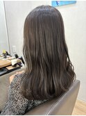 髪質改善×オリーブベージュカラー