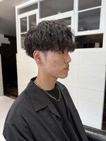 髪屋 紬 メンズ/メンズパーマ/メンズカット/波巻きパーマ