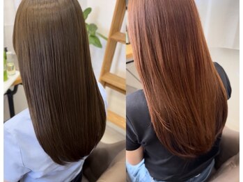 キンヘアストア(KIN hair store)の写真/髪質改善×柔らかストレートで扱いやすい髪に◎ナチュラルで滑らかなストレートヘアはお任せ！