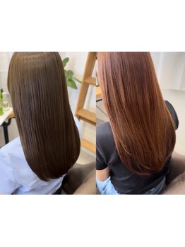 髪質改善×柔らかストレートで扱いやすい髪に◎ナチュラルで滑らかなストレートヘアはお任せ！