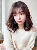 ミディアムボブ
