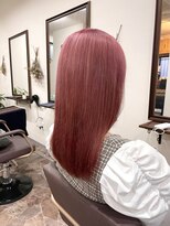 ベースヘアーデザイン(BASE HAIR DESIGN)&nbsp;ピンク ケアブリーチ レディース 宇都宮