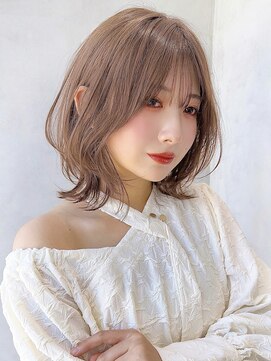 セイドット オモテサンドウ(Say. omotesando) Say.外ハネボブくびれボブひし形ボブヘーゼルグレージュ表参道