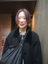 カシ 中目黒(CASI)&nbsp;ワンブリーチで目指せる！透け感マッシュショート