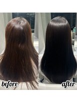 ルミス 銀座(Lumis) ストレートスタイル/艶髪/髪質改善/縮毛矯正/20代30代40代50代