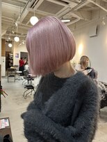 ラック 津田沼(LUCK)&nbsp;ホワイトピンクダブルカラーインナーカラーケアブリーチ