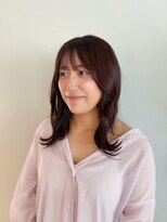 ケリーアン 太田(kelly.un)&nbsp;レイヤーミディアム / くびれミディアム / チェリーブラウン