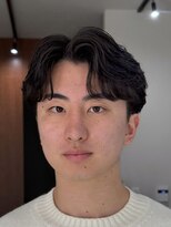 カウンター(COUNTER)&nbsp;メンズフェザーパーマ／センターパート　【初回 11500円】