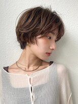 カバーヘアアンドスパ ブリス 浦和(COVER HAIR&SPA bliss) マッシュショートパーマ/ココアベージュ/似合わせカットp浦和