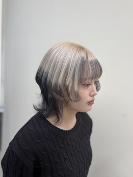 ラウル(Laulu) 着物ヘア/ダークアッシュ/ミディアムレイヤーカット/佐倉