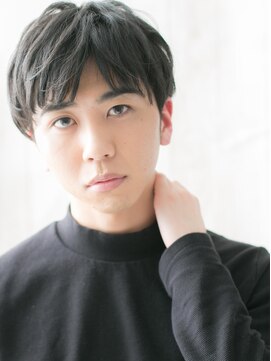 モッズヘア メン 南越谷南口店(mod's hair men) アッシュブラック伸ばしかけ韓国ナチュラルマッシュa南越谷