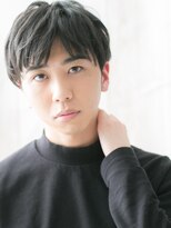 モッズヘア メン 南越谷南口店(mod's hair men) アッシュブラック伸ばしかけ韓国ナチュラルマッシュa南越谷