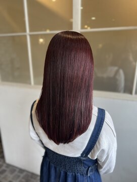 ロッカヘアエジェ(ROCCA hair eje.) 美髪イメチェン髪質改善×高濃度水素カラー（ピンク）4/13