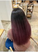 パープルレッドのグラデーションカラー