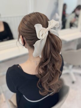 ヘアセットサロン ミント(Hair set salon MINT) ポニーテール☆
