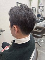 バセット バイ アルター 鎌取店(basset by aL-ter)&nbsp;MEN’S/リバースセンターパート/ニュアンスパーマ/鎌取