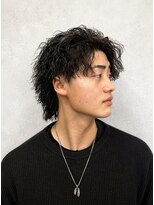 スター(STAR) スパイラル×ミディアムウルフ|色気メンズ