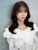 ロンドイディールバンダイ 新潟万代(Lond ideal) チョコレートブラウン×くびれセミロング