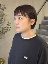 ヴィサージュメゾン(VISAGE maison)&nbsp;ミニボブ×ピンクブラウン