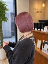 ヘアースパ ノッシュ 博多千代店(Hair Spa Nosh)&nbsp;ボブ×ピンク