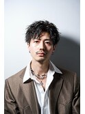 men's hair/波巻きツイストスパイラル/ニュアンスパーマ