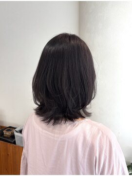 フレア 心 武庫之荘(flare) くびれレイヤー×ラベンダーグレージュボブ