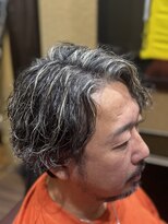 ヒロギンザ 大宮駅前店(HIRO GINZA)&nbsp;シルバーメッシュ縦落ツイスパ