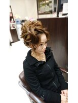ボブスタイルからのモリモリアップ
