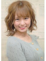 ベルナ(BELUNA)&nbsp;ゆるふわシフォン外ハネミディ☆2