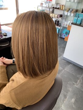 ペール ヘアー(PALE hair) 艶重視のベージュピンク